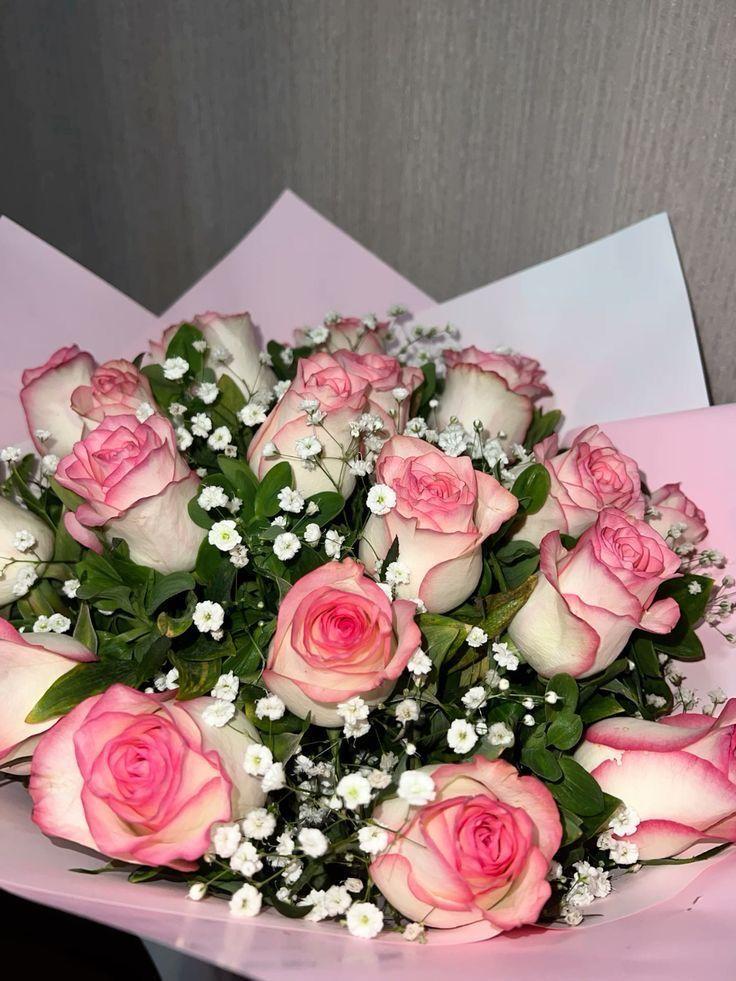 Professional floral arrangement in modern corporate setting